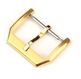 18mm Watch Buckle 316L Stainless Steel Pin Buckle Brushed Watch Clasp Watch Band for IWC Pilot Watch Strap Tang Watch Buckle