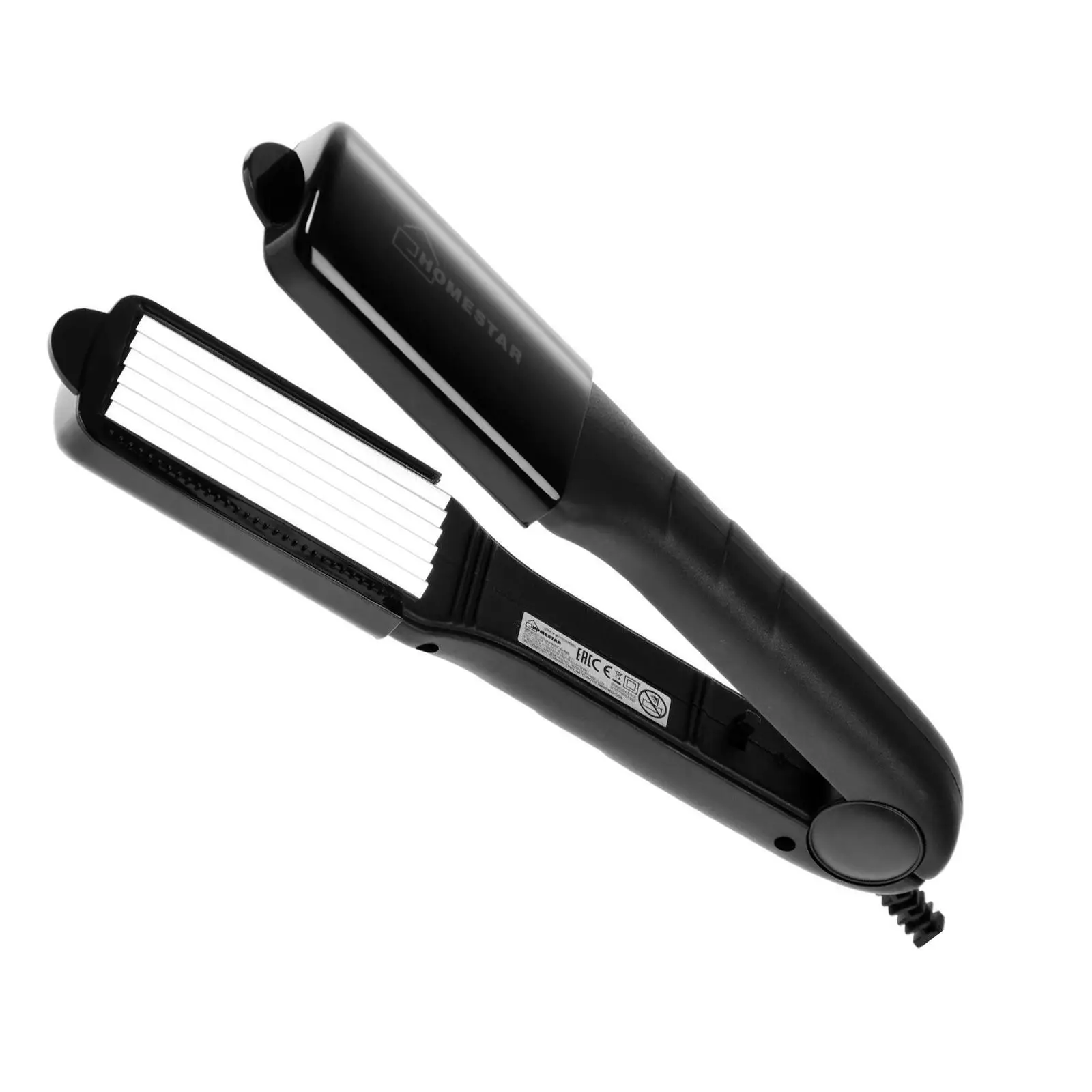 Щипцы-гофре HOMESTAR HS-8005 30 Вт алюминиевое покрытие 33х80 мм 220°С черные