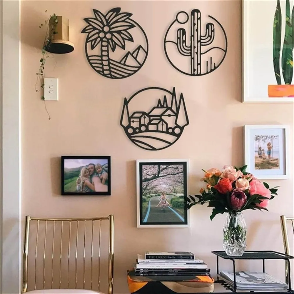 

Triple Landscape Metal Wall Decor