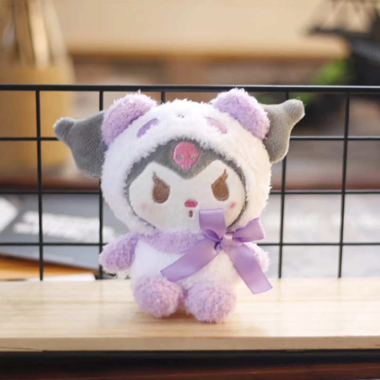 Плюшевый букет Kuromi Advanced Edition с подарочной сумкой и поздравительной открыткой