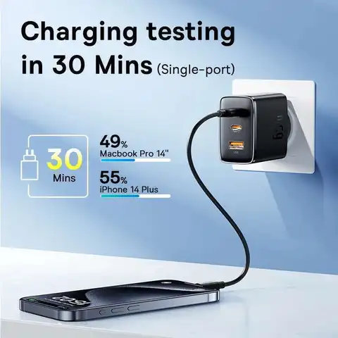Baseus GaN 65W USB-зарядное устройство