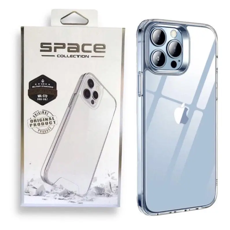 

Capa transparente TPU acrílica anti impacto para iPhone