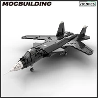 su 47 berkut fighter model military weapon series spaceplane moc building block bricks kid toys birthday christmas gift collecti
