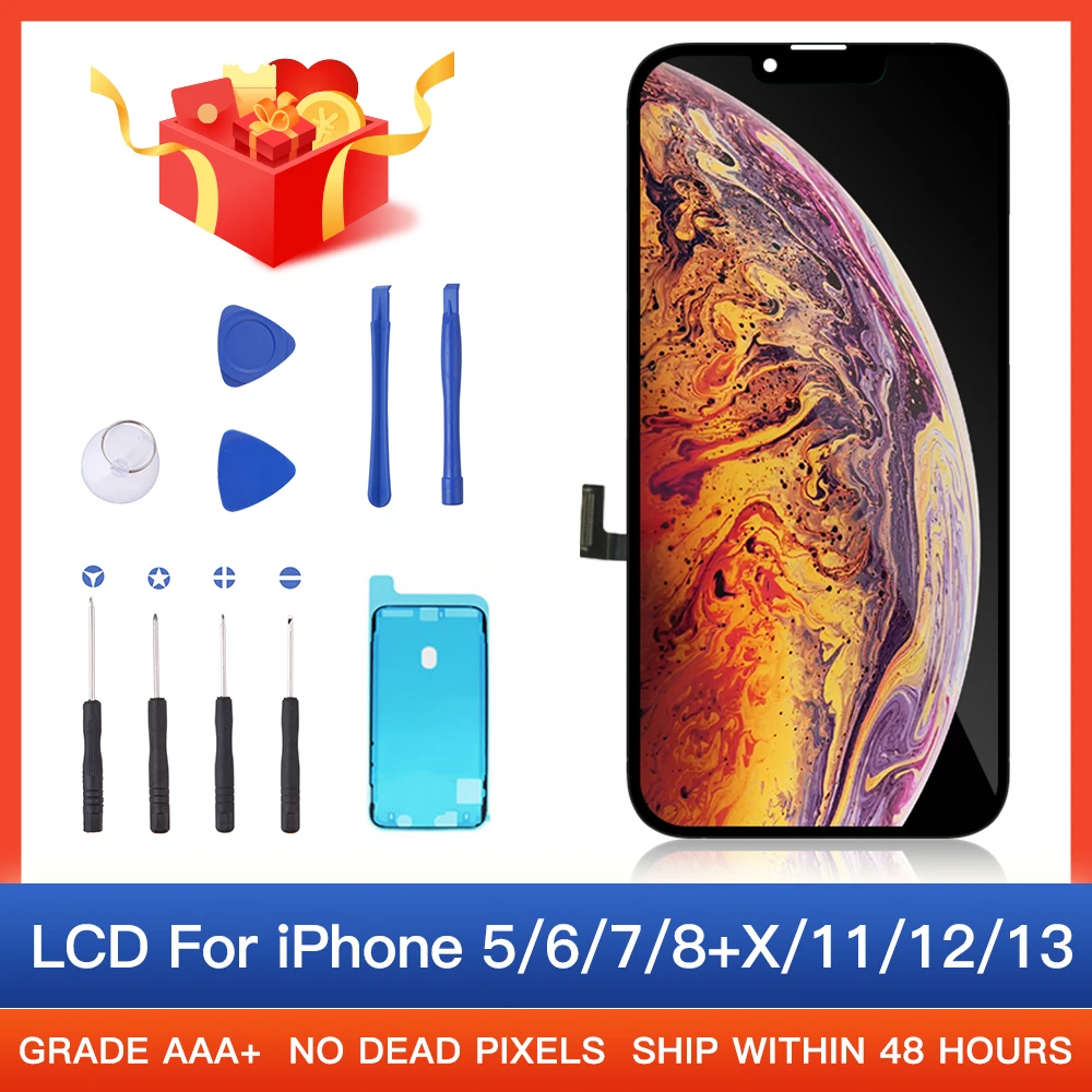 

Original LCD Display For iPhone 6 7 8 6S Plus Screen 3D Touch Digitizer Assembly Phone Repair Tools Pantalla Replacement Screen