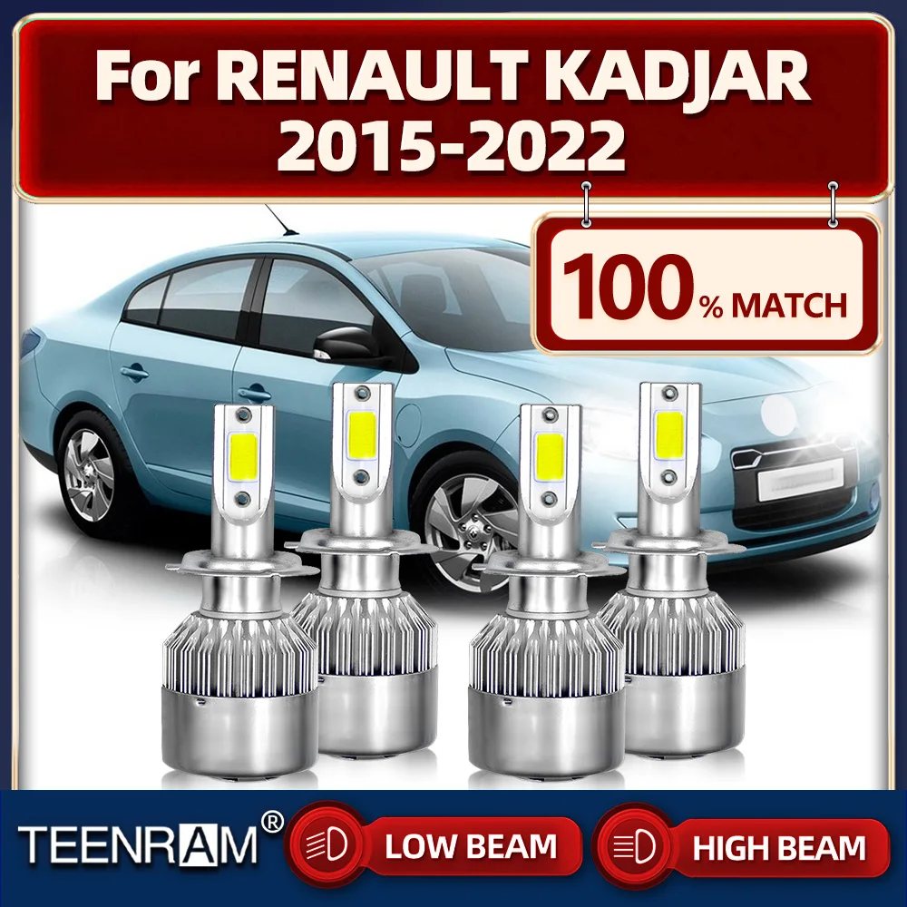 40000LM светодиодные лампы для фар 240 Вт Canbus автомобильные фары 12 В 6000 К RENAULT KADJAR 2015 2016