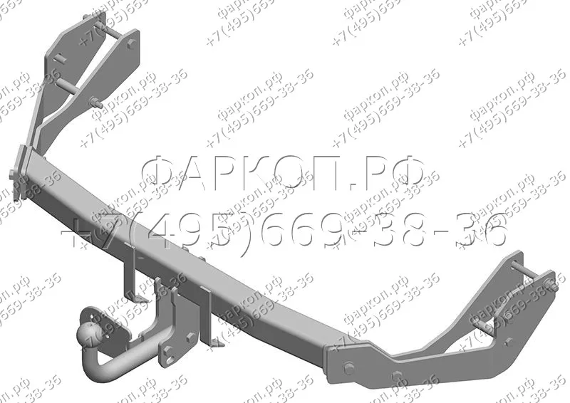 Фаркоп Hyundai Santa Fe Classic 2007-2013 2001-2006 условно-съемное крепление шара HY 18 AvtoS (Россия) |