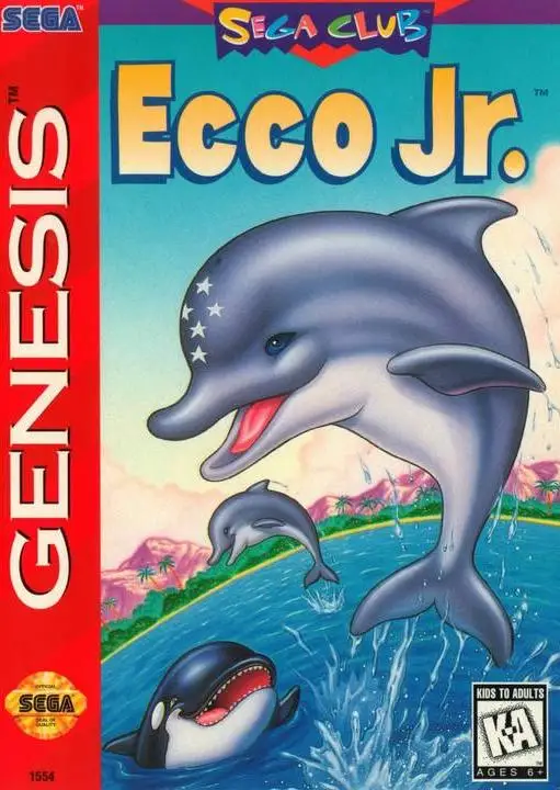 Картридж Дельфиненок Екко (Ecco Jr) Junior) (16 bit) для Сеги | Электроника