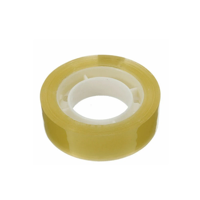 18mm*20m/Toll Transparent Adhesive Tape Pack Tools Stationery Office School Supplies Packing Present Flower images - 6