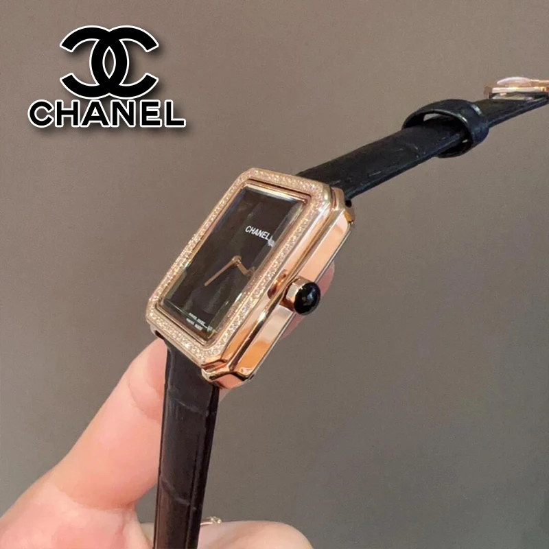 Часы в стиле Chanel 2024 новая модная тенденция кварцевые часы европейского и