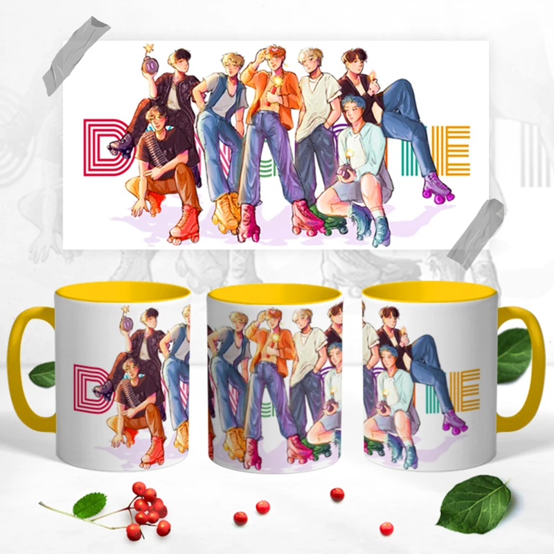 Керамическая кружка &quotBTS (방탄소년단) ɽynamite'&quot 330 мл 1 шт. |