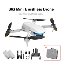jinheng s6s mini drone gps 4k professinal dual hd eis camera light flow 5g brushless motor foldable quadcopter rc helicopter
