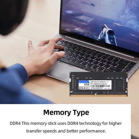 Память для ноутбука Оперативная память DDR4 2400 МГц 2666 МГц 3200 МГц 32 ГБ 16 ГБ 8 ГБ 4 ГБ для ноутбука Оперативная память для ноутбука