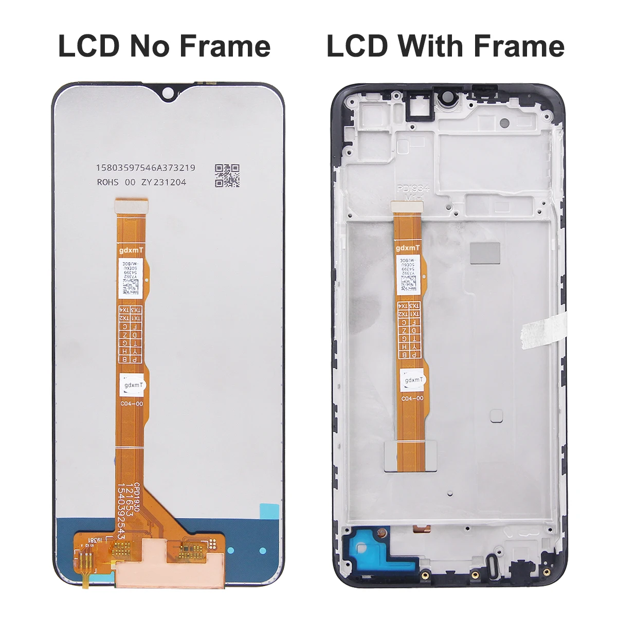 Дисплей 6 53 дюйма для Vivo Y19 ЖК-дисплей замены смартфона 1915 экран с рамкой