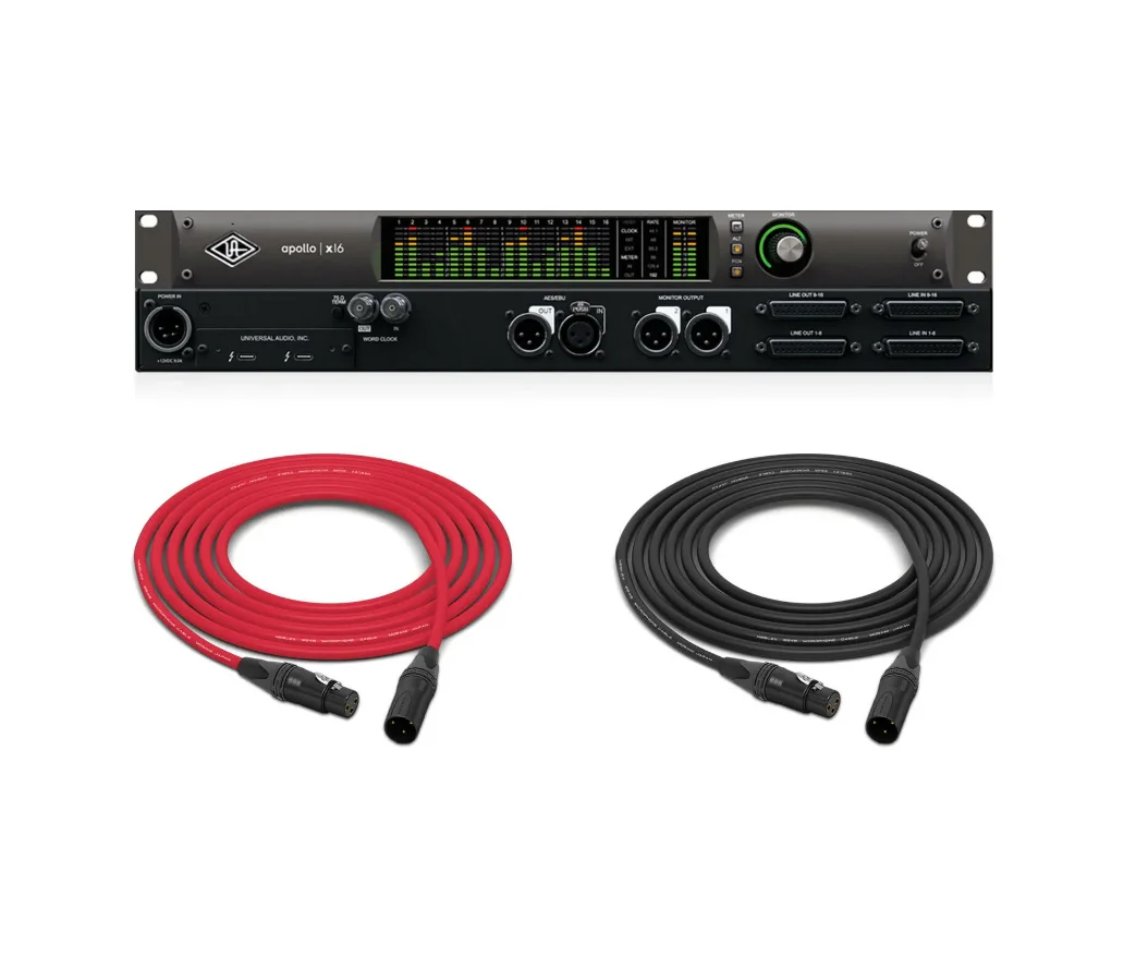 

100% UniverSal Audio ApOllo x16 | ThunderBolt 3 InterFace | Heritage Edition