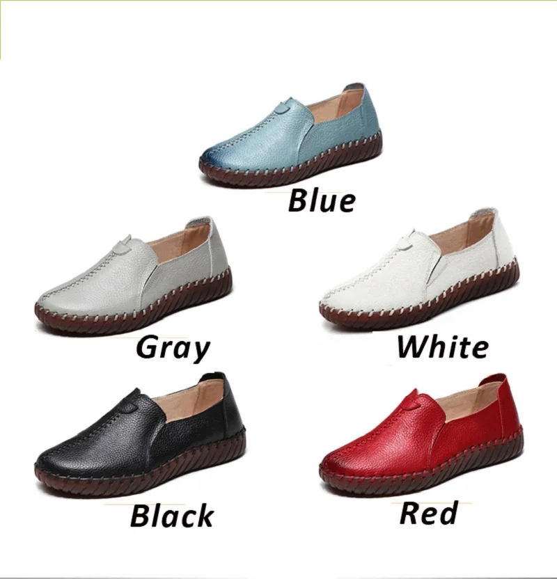Cozy Orthopedic Sandals Women Genuine Leather Shoes Woman Summer Breathable Hollow Moccasins Women's Wide Fit Loafers Female