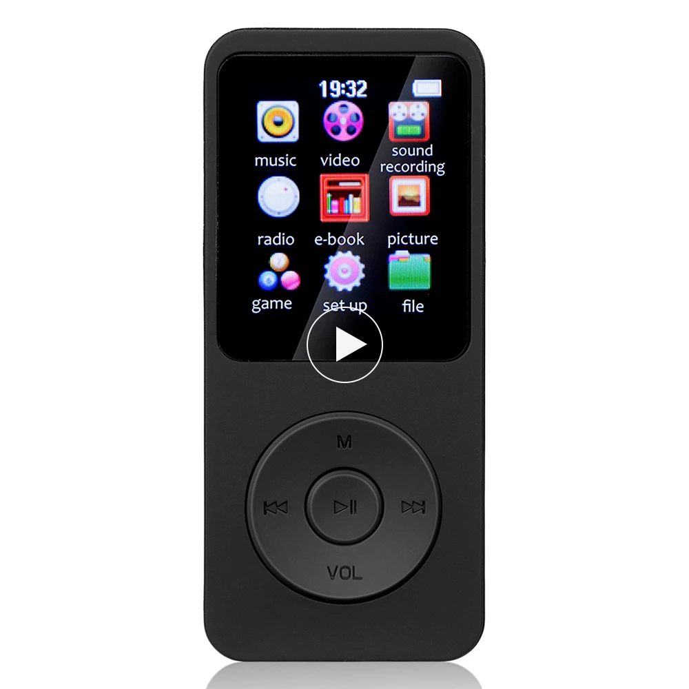 Мини Bluetooth-совместимая Спортивная электронная книга MP3 MP4 FM радио музыкальные