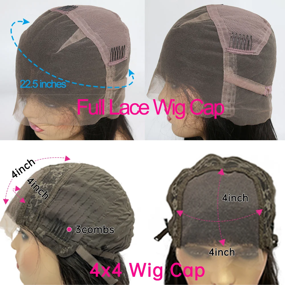 32 34 Inch Straight Full Lace HD Transparent Human Hair Wig Brazilian Remy Hair 4x4 Lace Closure Wigs For Black Women Preplucked