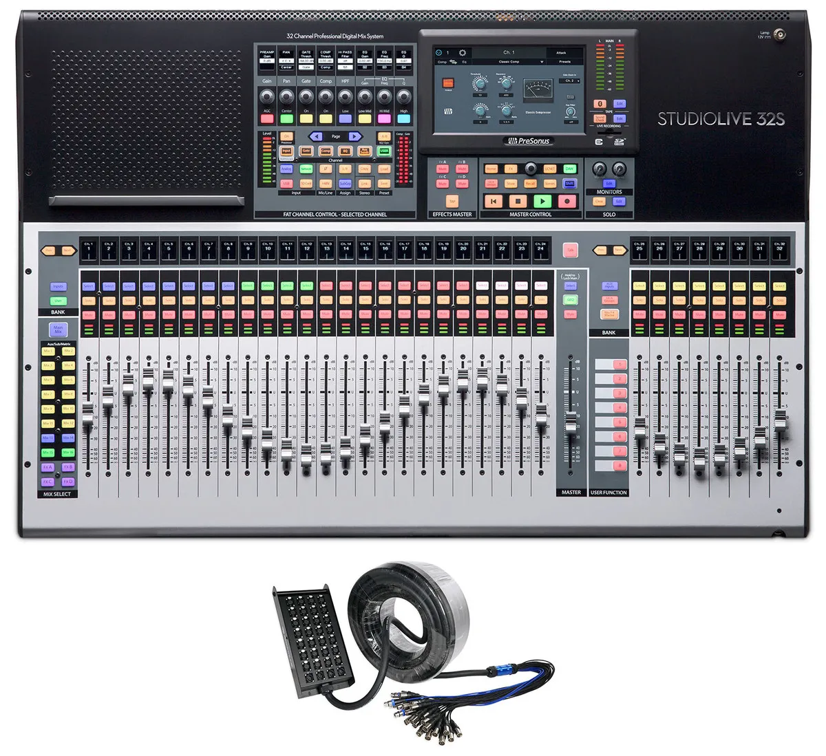 

Новый трехканальный цифровой миксер PreSonus StudioLive 32S