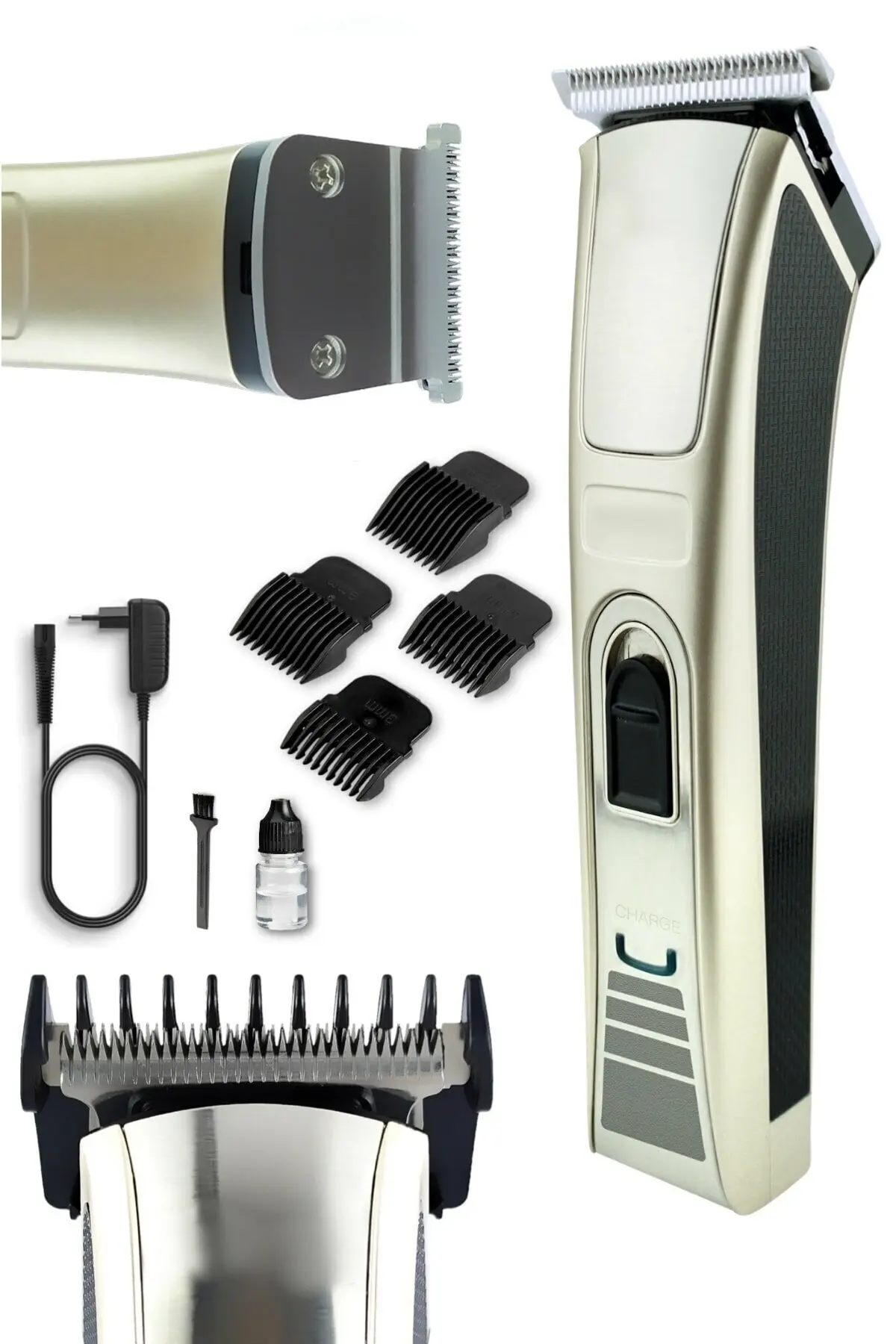 

Hairdresser Type Rechargeable Hair Beard Trimmer Shaver (Pre-Laser Hair Removal Suitable Male-female