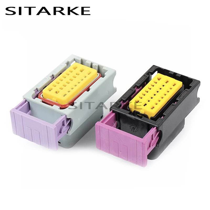 1 компл. FCI ЭБУ разъем 24 Pin 24 Way Водонепроницаемый женский корпус герметичный разъем 211PC249S8005 211PC249S0005