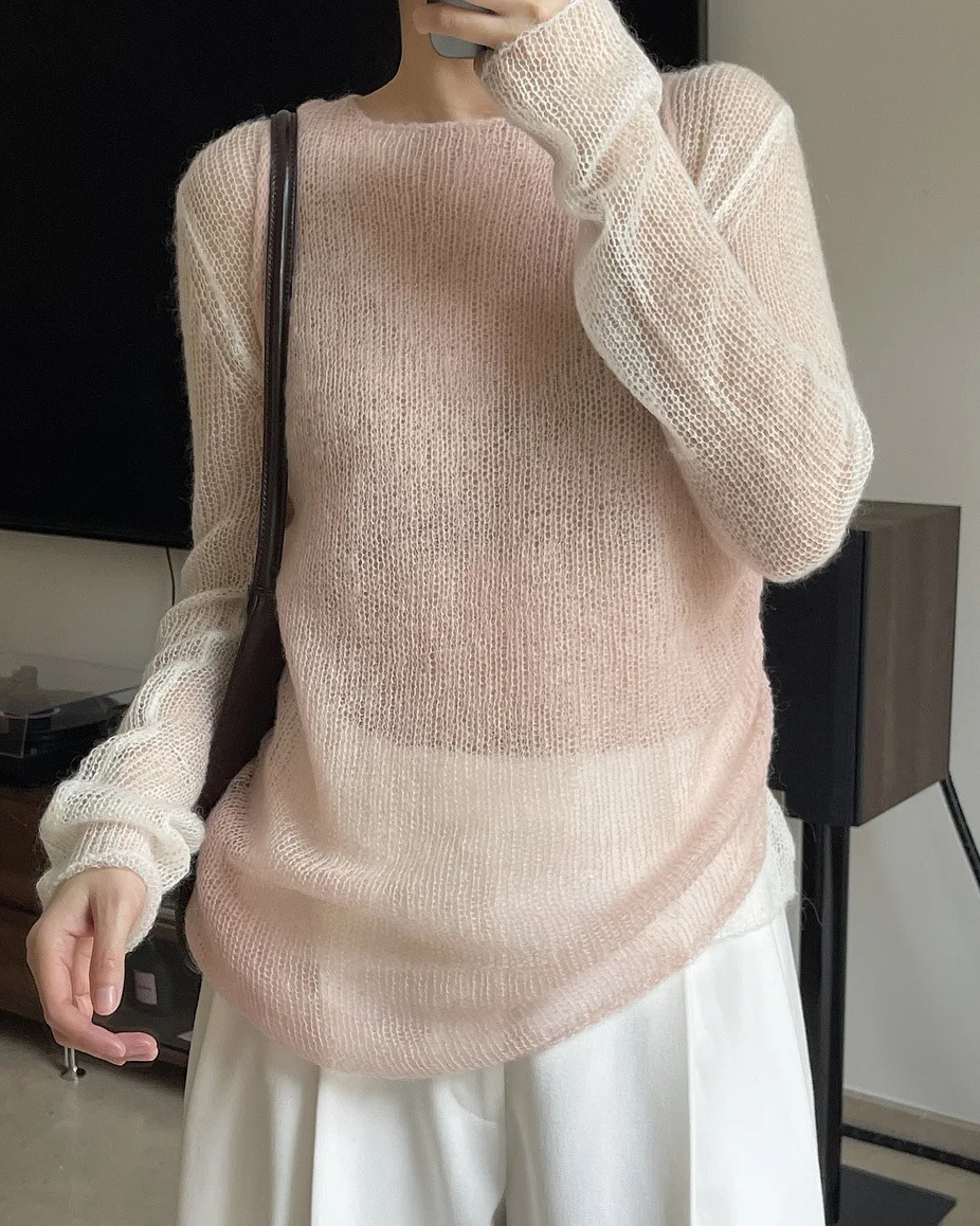 new woman fashion sweater two in one with vest