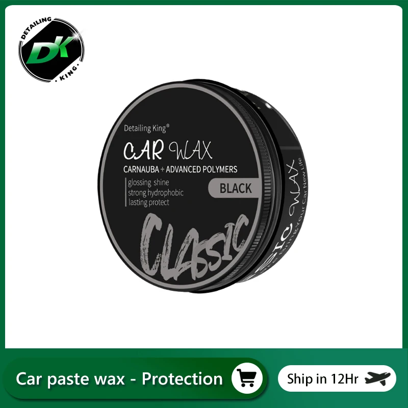 

DetailingKing 150/250ml Classic Car Wax Premium Carnauba Paste Auto Wax For Black Cars Depth Shine/ Waterproof Car Maintenance