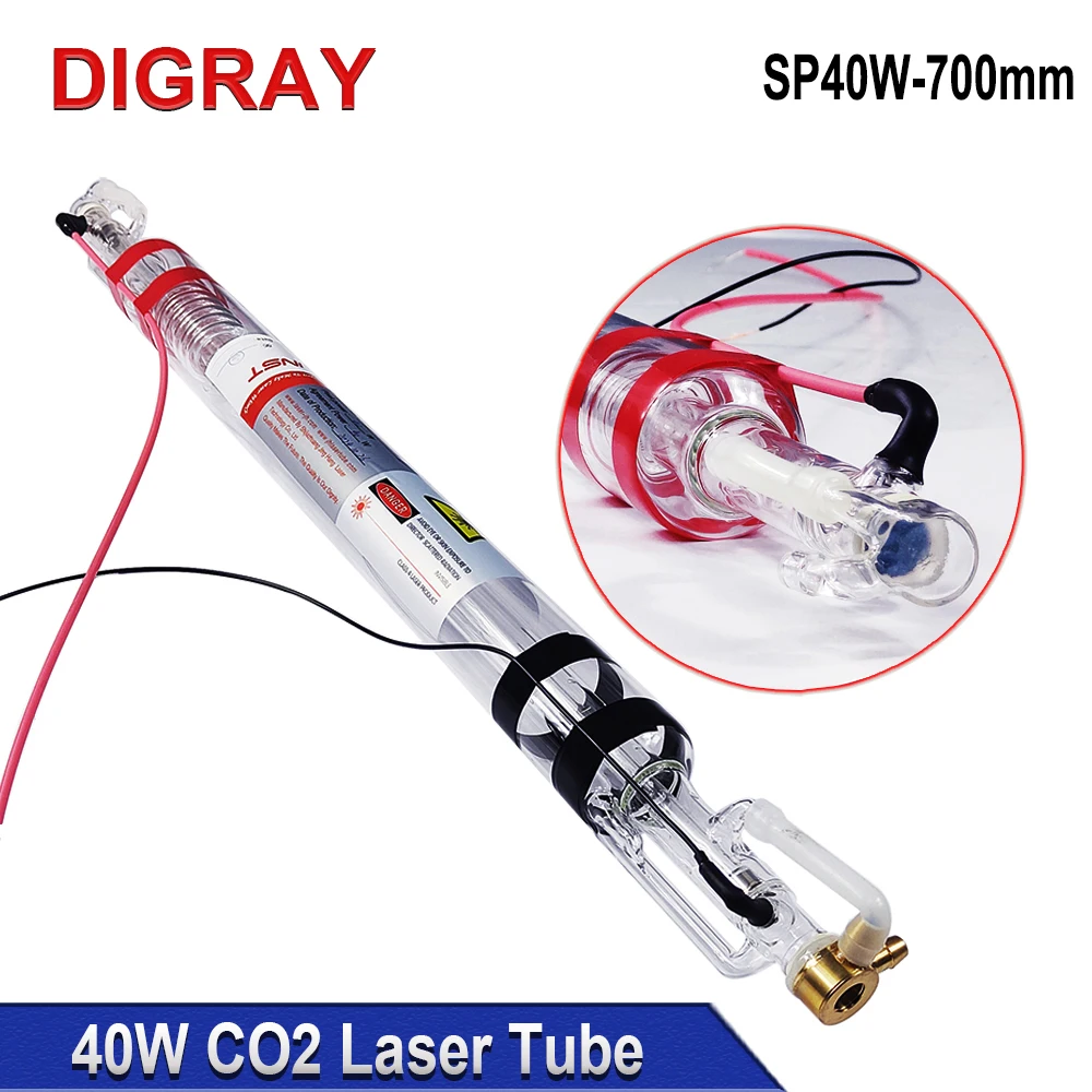 DIGRAY SP 40W Co2-лазерная трубка диаметром 50 мм длина 700 подходит для