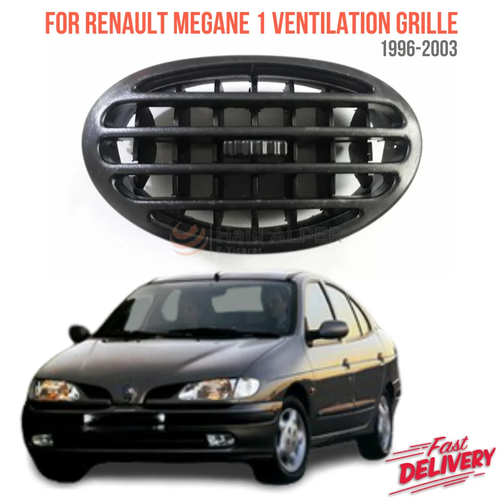 

For Renault Megane 1 1996-2003 Heating Ventilation Grille Center Right Left Side Right Side | 1 Piece MEGANE1 Oem 7701047108
