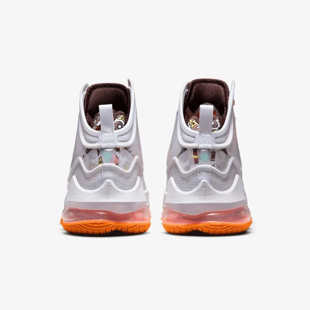 Оригинальная спортивная обувь для баскетбола Nike LeBron 19 жирная еда цвет