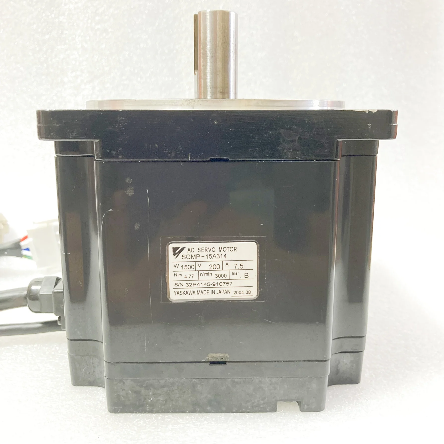 Протестированный рабочий серводвигатель переменного тока SGMP-15V314 / SGMP-15A314