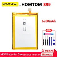 100 original 6200mah s99 rechargeable phone battery for homtom s99 high quality batteries with toolstracking number