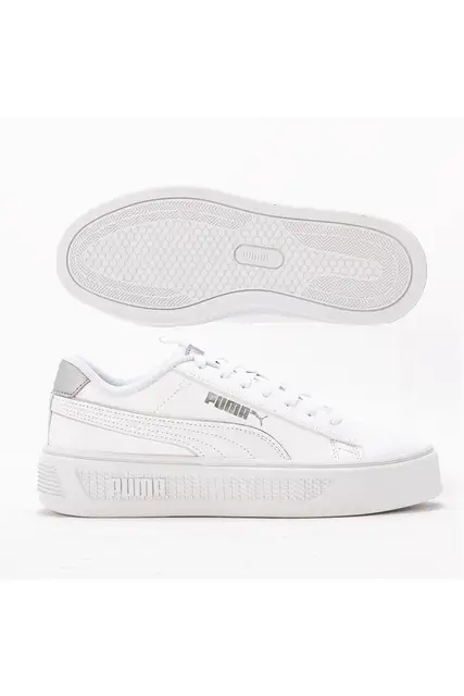 Platform Sneakers Puma Basket Platform Opulence Original Puma Sneakers  Smash Platform V3 Pop Up Sports Sneaker