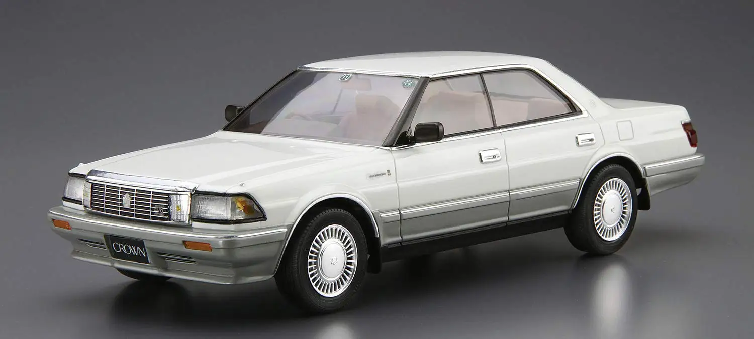 AOSHIMA Модель автомобиля серии Toyota UZS131 Crown Royal Седан G 1989 Пластиковая модель 1/24 №87 |