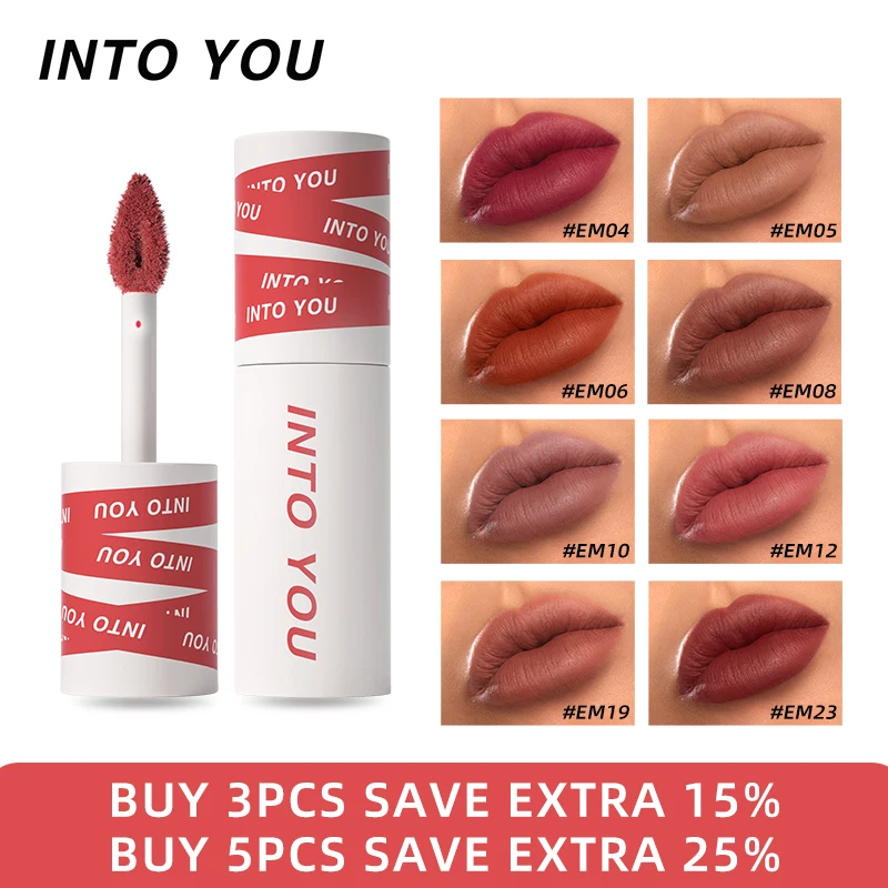 INTO YOU Блеск для губ 23 цвета Матовая губная помада Стойкая грязь и щек | Красота