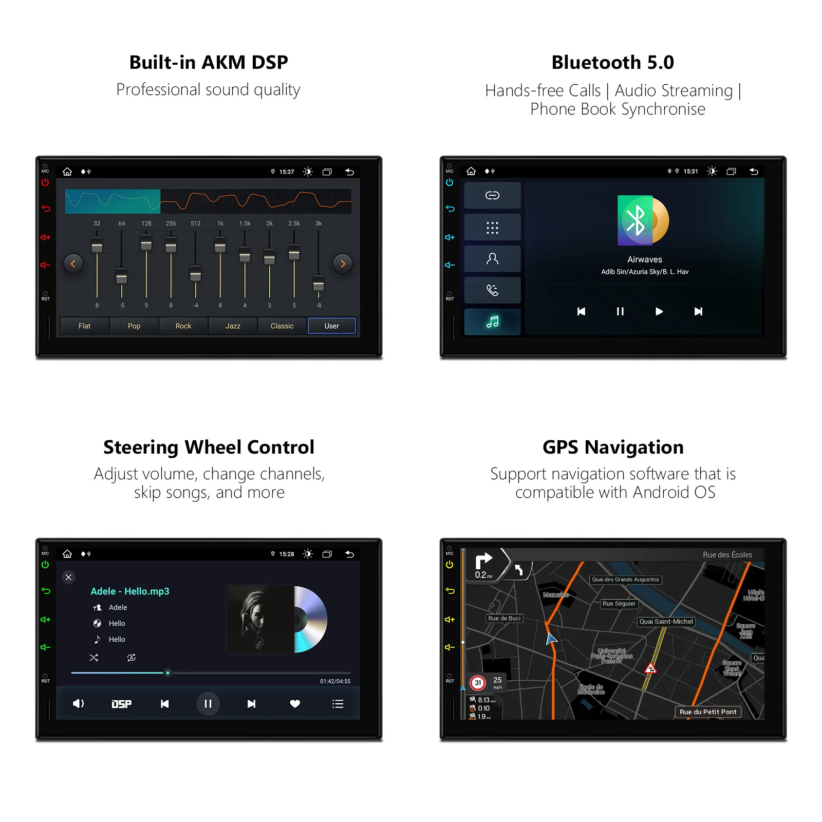 Автомобильный мультимедийный плеер XTRONS универсальная стерео-система на Android 11 с