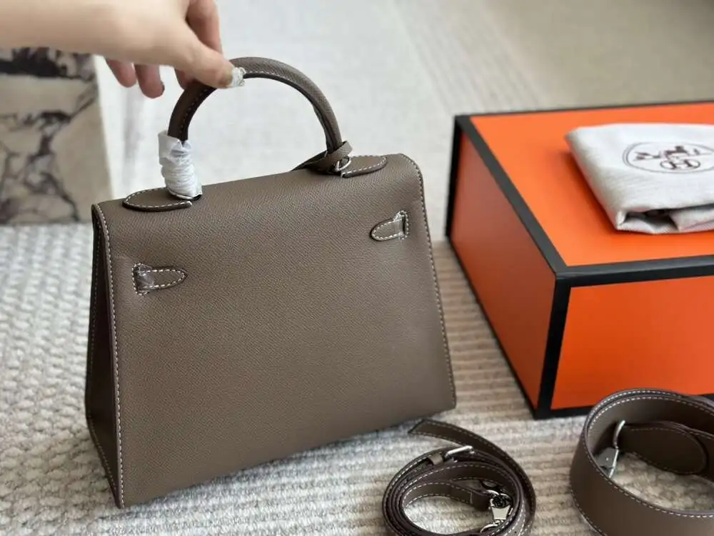 точная копия 1:1 Новая В Стиле Hermes Kelly Bag КлассичесКая Универсальная Через Плечо