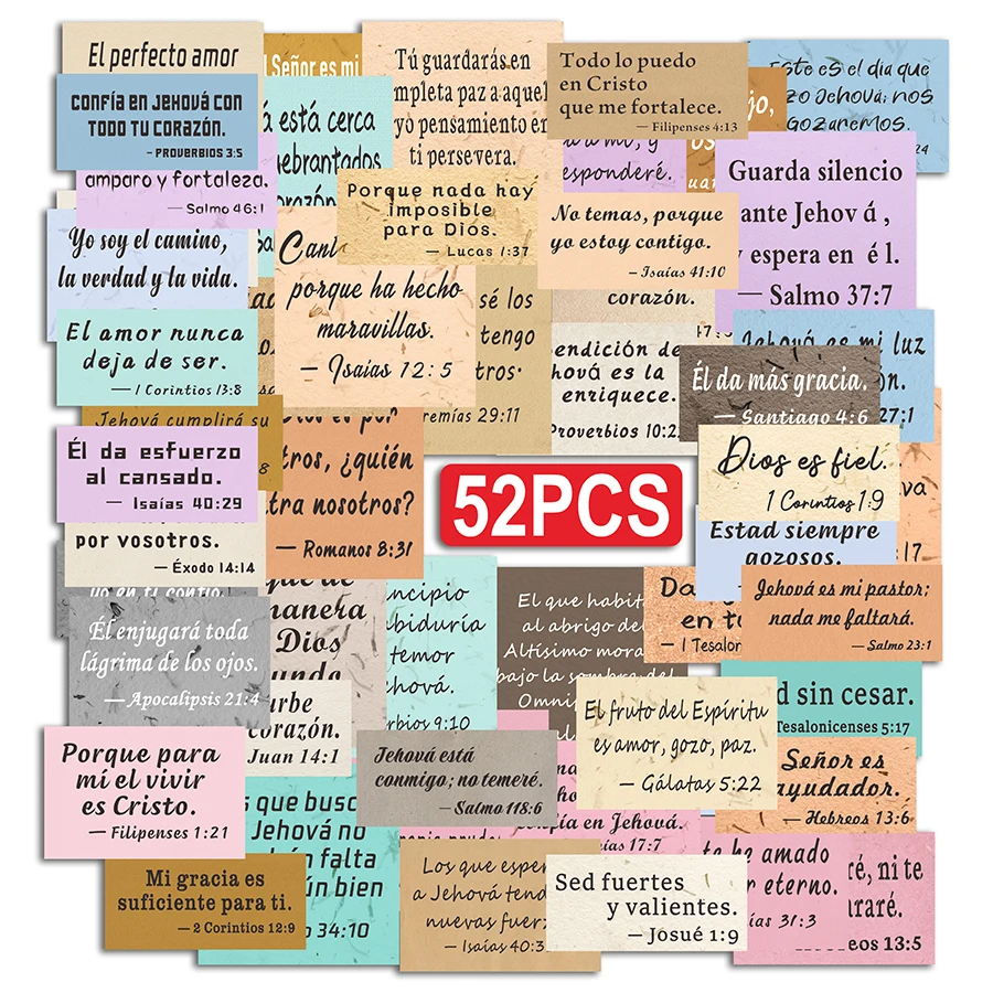 

52 шт. наклейки «Испанская вера»