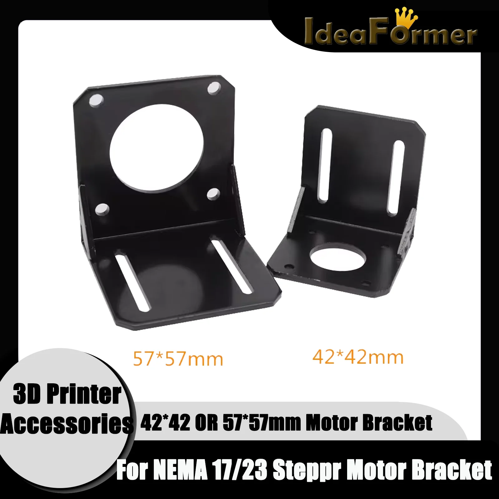Детали для 3D-принтера Nema 17/23 кронштейн крепления шагового двигателя L-образный