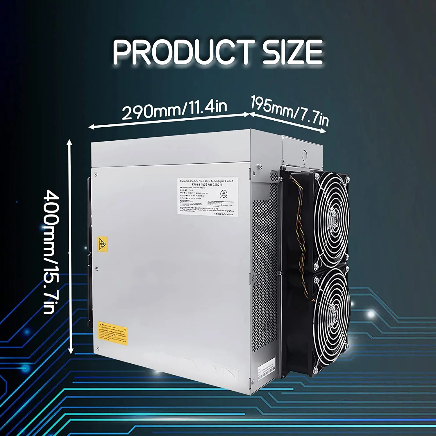 Фото Купи 2 ПОЛУЧИ 1 бесплатно Antminer K7 63.5TH/S CKB Miner 3080 Вт Eaglesong CKB Майнер машина со встроенным блоком питания-новый №5