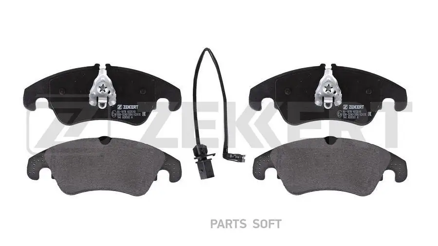ZEKKERT BS1878 Колодки тормозные передние