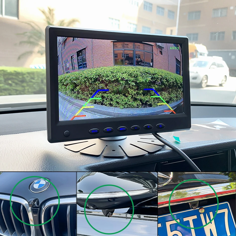 GreenYi 360° ° Регулируемая передняя/задняя камера объектив рыбий глаз OEM мини-стиль