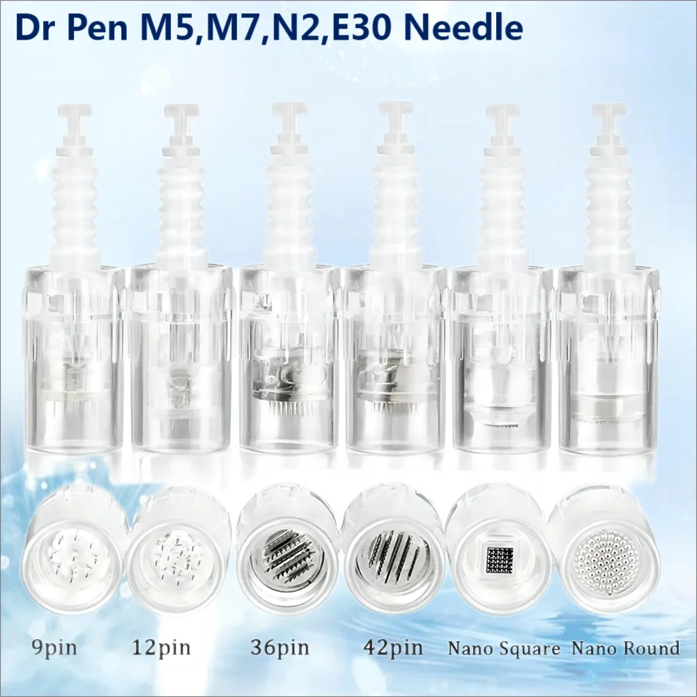 

10pcs Microneedling Pen Cartridge Needles M7 M5 MYM Dr Pen Bayonet Cartridge Replacement Tattoo Needles Nano MicroNeedles hot