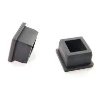 t type black rubber cover with hole square rubber washer plug hole seal waterproof steel pipe plug 28 6 50 6mm