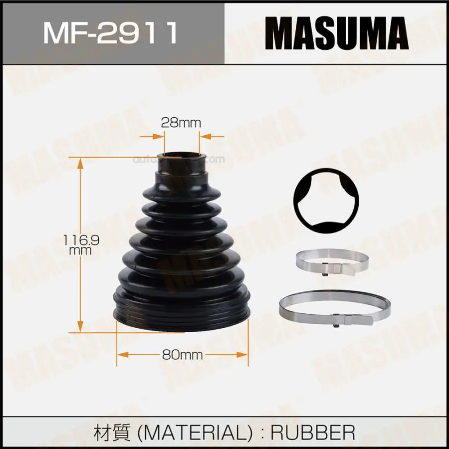 MASUMA MF2911 Пыльник ШРУСа резина