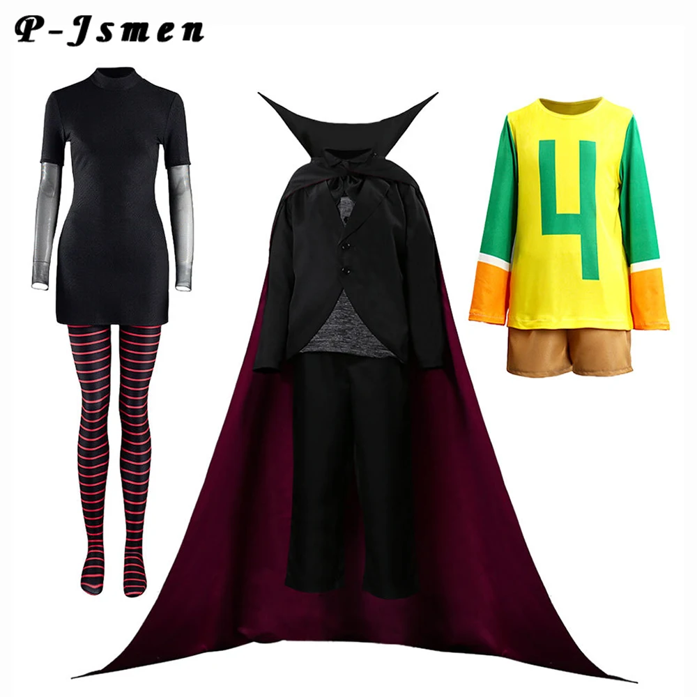 

P-Jsmen Hotel Transylvania Mavis Anime Movie Cosplay Costumes Girls Halloween Men Johnny Dracula Cosplay Clothing