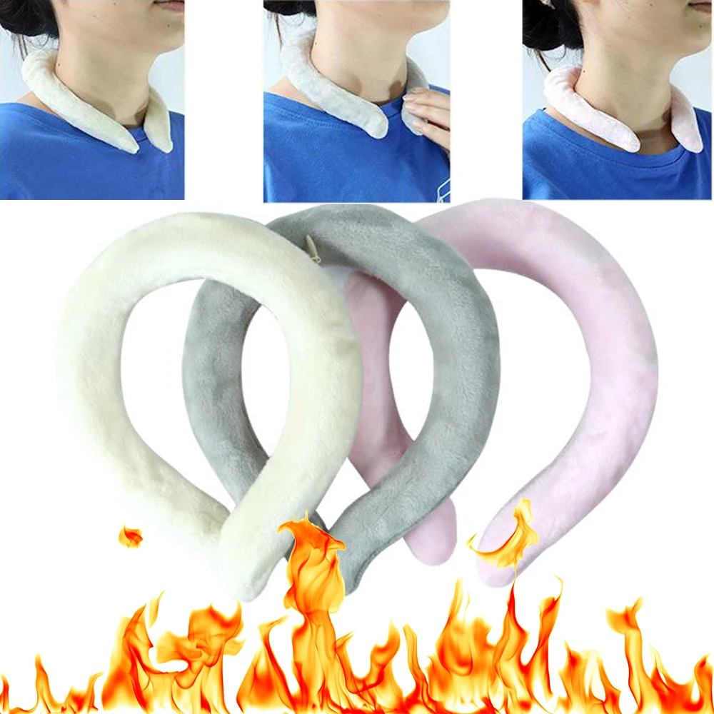 

Gel Self-Heated Neck Wrap Heating Masager Pain Relief Massage Heated Collar Neck Relax Brace Cervical Massagers Relaxing