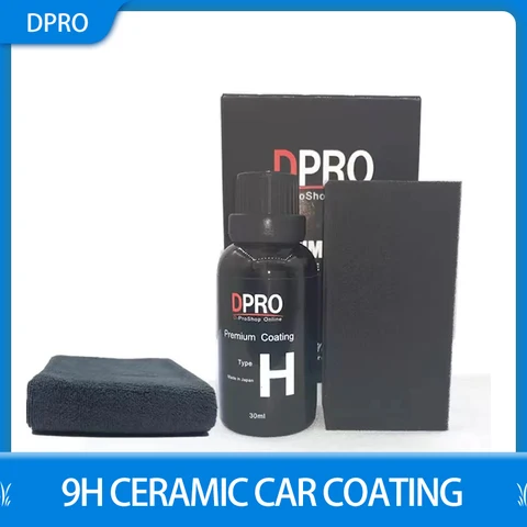 Dpro 9H керамическое автомобильное покрытие, жидкое стекло, уход за автомобильной краской, против царапин, гидрофобное стеклянное покрытие, уход за краской, жидкий автодетейлинг