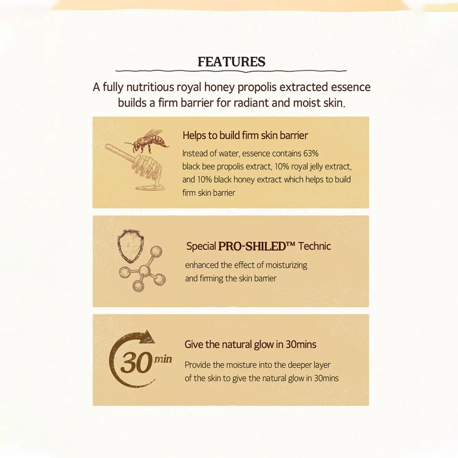 Сыворотка SKINFOOD Royal Honey Propolis Rich Essence Serum Корейская косметика