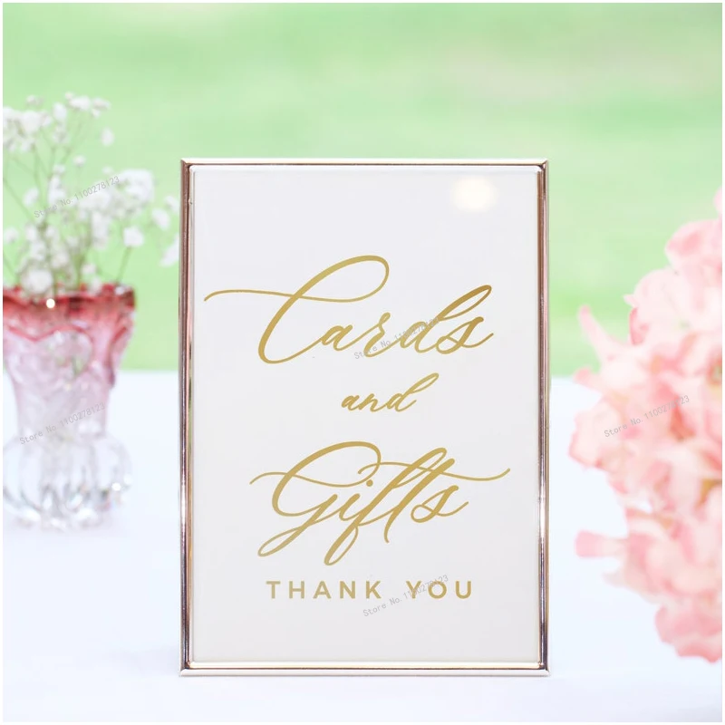 

Cards and Gifts Vinyl Decal Wedding Thank You Texts Sticker Wedding Box Cards Decals Any Language Text Vinyl Wall Mural