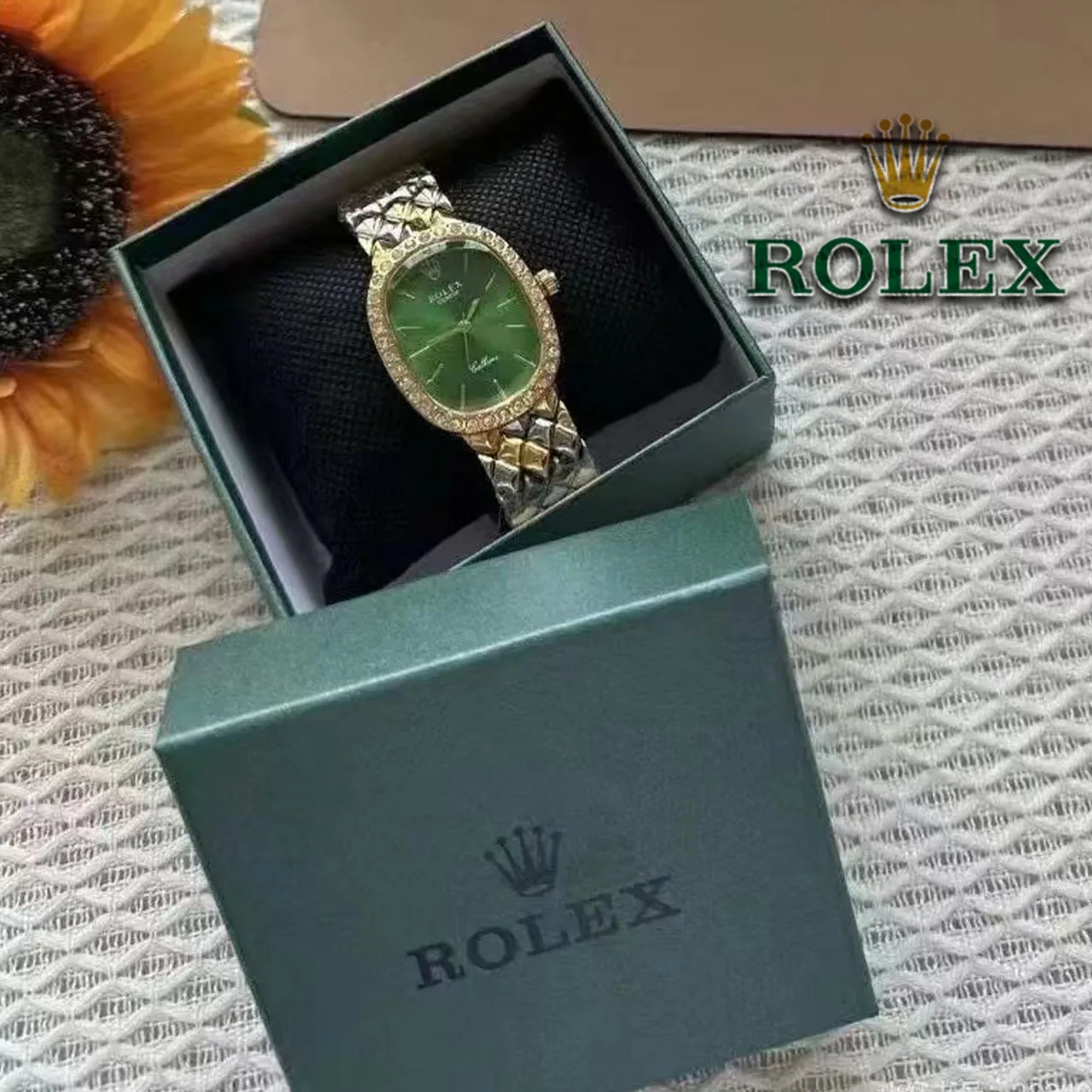 Часы в стиле Rolex мужские часы на рабочем месте мода светящиеся простые